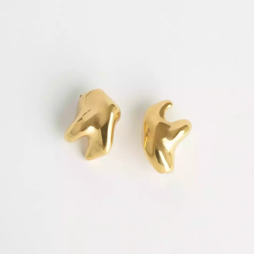 Golden Wave Earrings