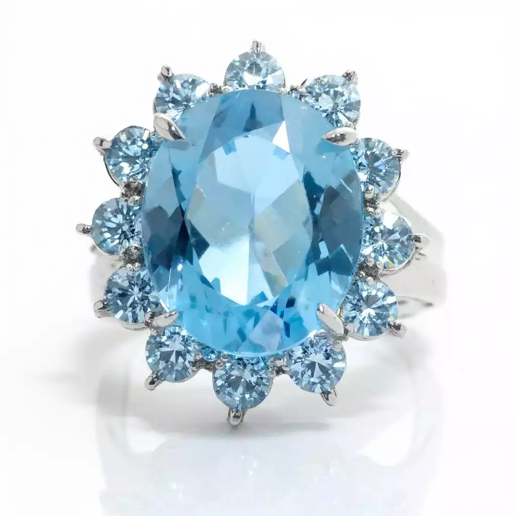 Sparkling Topaz Ring